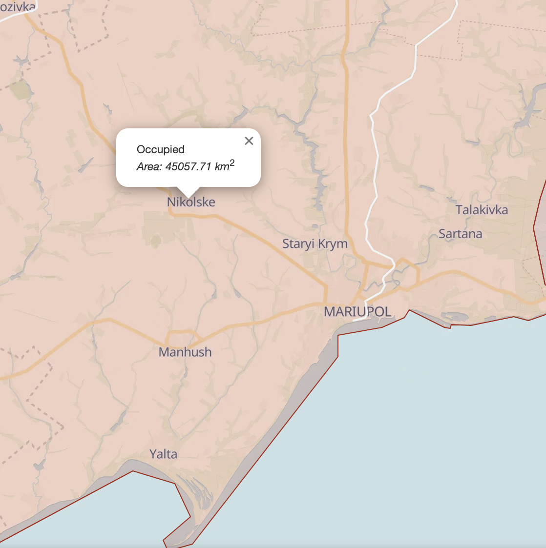 Counteroffensive: Russians are urgently building new defense line near Mariupol